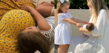 Rita, fetița cea mare a Laurei Cosoi, și-a cunoscut surioara mai mică: „Mai întâi a observat pătuțul, apoi a văzut-o pe ea” | Demamici.ro