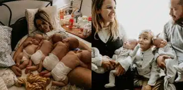 Mamă cu 5 copii la 29 de ani. Patru dintre ei, născuți în același timp. Primul an cu cvadrupleții, un sport extrem! | Demamici.ro