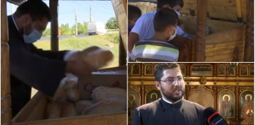 România, țara copiilor flămânzi. Un preot din Galați a transformat cutia milei într-un spațiu unde oamenii pot dona mâncare | Demamici.ro