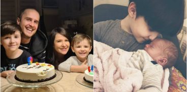 Șerban Copoț, primele fotografii cu fetița familiei, Luna | Demamici.ro