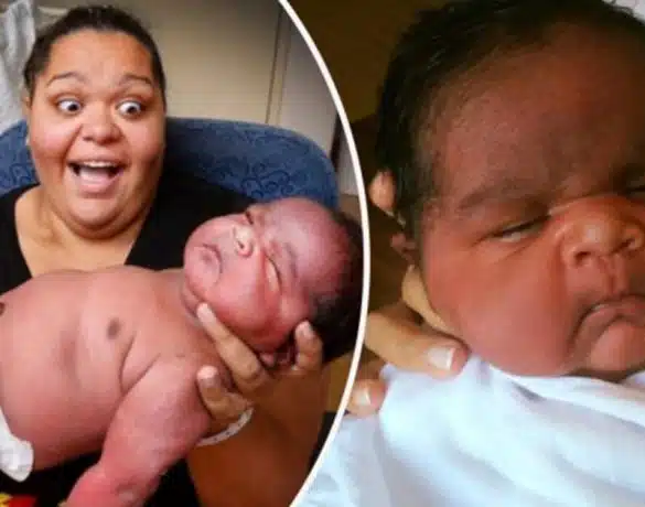 A născut un bebeluș de 6,01 kg, natural, fără epidurală. Băiețelul a venit pe lume la 40 de săptămâni | Demamici.ro