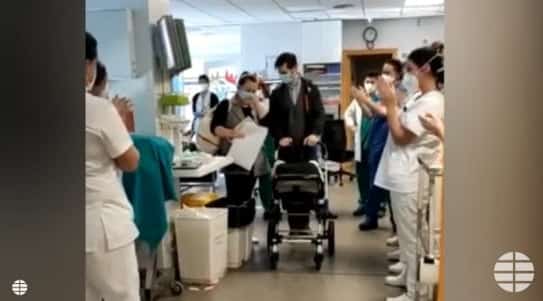 Un bebeluș român din Spania s-a vindecat de COVID după 70 petrecute la ATI. Micuțul Petru, externat în aplauzele medicilor | Demamici.ro