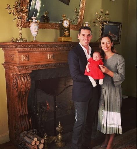 Alina Binder și Nicolae al României și-au botezat fetița. Imagini emoționante cu strănepoata Regelui Mihai I