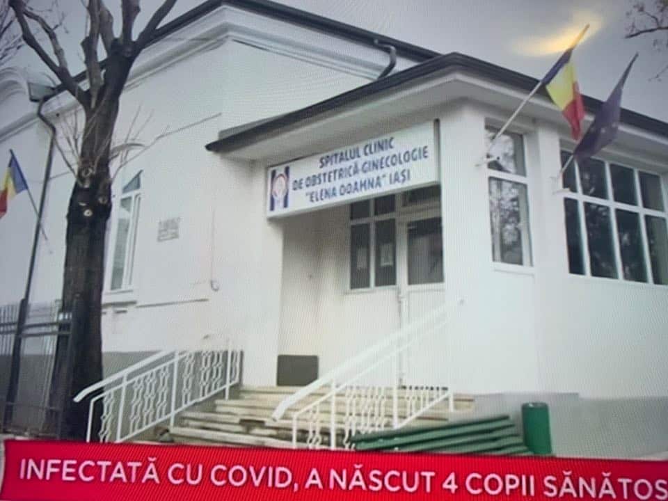 O mamă din Iași a născut cvadrupleți sănătoși, toți băieți, deși e infectată cu Covid: "Cazul e demn de literatura medicală"