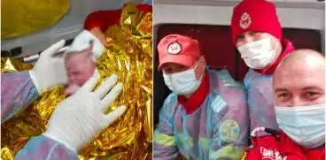O mamă din Suceava a născut în ambulanța SMURD, cu 2 km înainte de a ajunge la spital. Femeia mai are acasă 8 copii | Demamici.ro