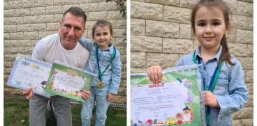 Fetița jurnalistului Christian Sabbagh, de o inteligență sclipitoare la 4 anișori | Demamici.ro