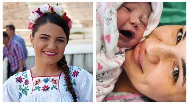 Interpreta Andrada Bărsăuan a născut o fetiță superbă: 