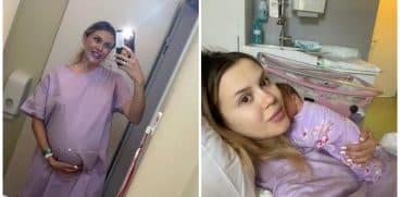 Emily Burghelea a născut natural o fetiță: „Travaliul a durat 24 de ore, dar nu m-am dat bătută” | Demamici.ro