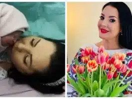 Angela Rusu a născut. Imagini din sala de operații, când și-a văzut pentru prima dată fetița VIDEO | Demamici.ro