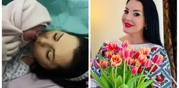 Angela Rusu a născut. Imagini din sala de operații, când și-a văzut pentru prima dată fetița VIDEO | Demamici.ro