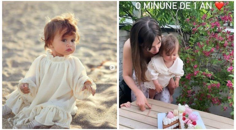 Fetița Danei Rogoz a împlinit 1 an. Ce a ales micuța Lia de pe tăviță la ruperea turtei