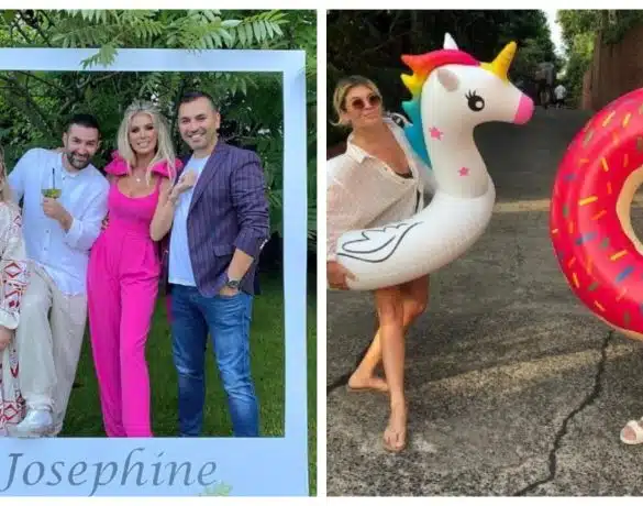 Gina Pistol și Smiley, botez în mare secret. Primele imagini de la petrecerea de creștinare a fetiței lor | Demamici.ro