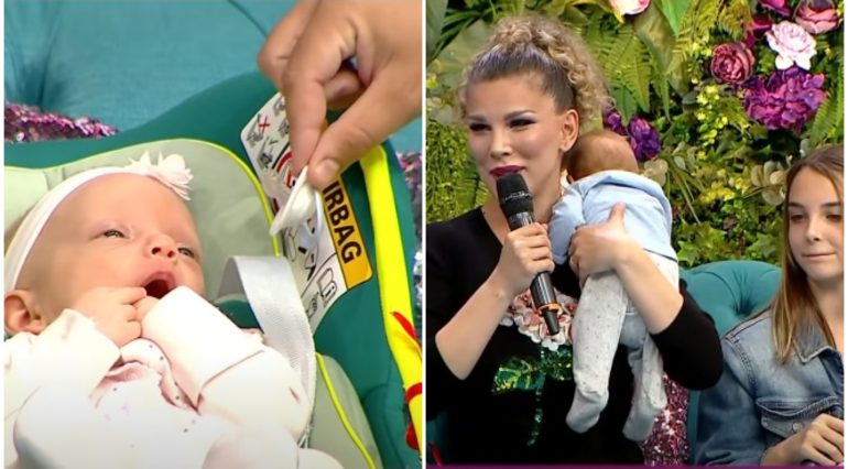 Alina Laufer, prima apariție cu gemenii la TV. Fiica cea mare, Karina, ajutorul ei de nădejde VIDEO | Demamici.ro