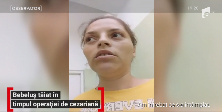 Fetiță nou-născută, tăiată pe cap în timpul nașterii prin cezariană, în Drobeta Turnu Severin VIDEO | Demamici.ro