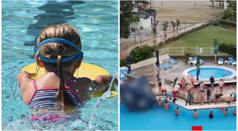 Atenție, dacă mergeți în parcuri acvatice. O fetiță de 5 ani a rămas cu mâna blocată în scurgerea unui bazin din Mamaia