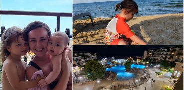 La mare cu un bebeluș și un copil de trei ani. Alegerea perfectă: HVD Clubhotel Miramar, locație de top pentru familiile cu copii. Review complet | Demamici.ro