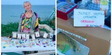 Tiara are 11 ani și își vinde pe plaja din Vama Veche accesoriile lucrate manual. Fetița strânge bani să-și salveze cățelul paralizat | Demamici.ro