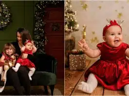 Eu v-am dat viață, copiii mei, dar voi ați dat sens vieții mele. Construim amintiri la prima ședință de Crăciun în patru | Demamici.ro