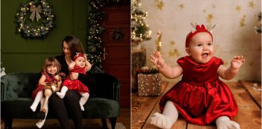 Eu v-am dat viață, copiii mei, dar voi ați dat sens vieții mele. Construim amintiri la prima ședință de Crăciun în patru | Demamici.ro