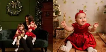 Eu v-am dat viață, copiii mei, dar voi ați dat sens vieții mele. Construim amintiri la prima ședință de Crăciun în patru | Demamici.ro