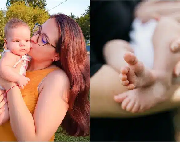 „Alăptarea mi s-a părut infinit mai dificilă decât nașterea”. Andreea a născut natural o fetiță de 3,930 kg | Demamici.ro
