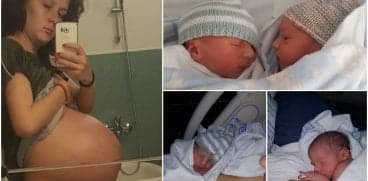 Ana Maria a născut natural gemeni, într-un spital de stat din Danemarca: „aici naști cu moașa. Doctorul intervine la complicații sau cezariana” | Demamici.ro