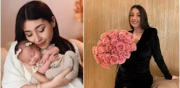 Primele fotografii cu chipul fetiței lui Nicole Cherry: „Ea este minunea mea, Anastasia” | Demamici.ro