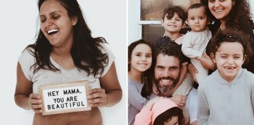 O mamă și-a fotografiat abdomenul după a cincea naștere, fără să-i pese de judecățile oamenilor: „E timpul să sărbătorim frumusețea noastră” | Demamici.ro