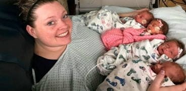 S-a născut din tripleți și a rămas însărcinată natural cu cvadrupleți: „Medicii mi-au spus că nu pot concepe natural copii” | Demamici.ro