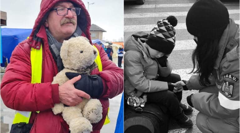 El este Dan, profesorul care a venit în vama Isaccea pentru a dărui ursulețul fiului său unui copilaș ucrainean | Demamici.ro