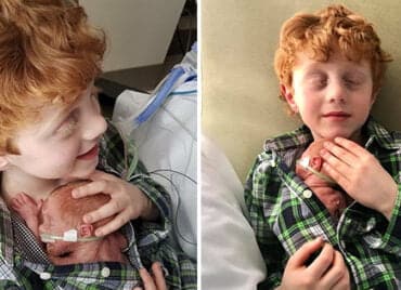 Și-a dorit un frate ani de zile, iar când s-a născut prematur l-a îngrijit cu multă dragoste. Fotografiile vorbesc de la sine | Demamici.ro