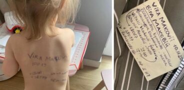 Mamele ucrainence scriu datele de contact cu pixul pe pielea copiilor. Frica de moarte le împinge la gesturi extreme | Demamici.ro
