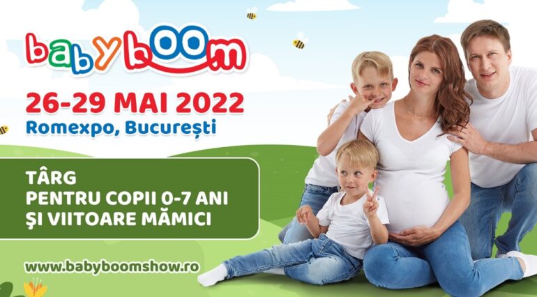 Discounturi de până la 70% şi experienţe unice la Baby Boom Show, cel mai mare târg pentru copii şi viitoare mămici. Intrarea şi parcarea sunt gratuite!