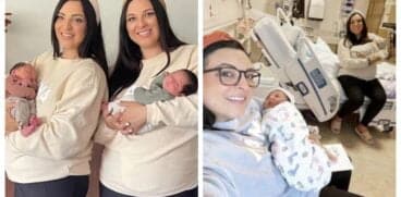 Mămici gemene au născut în aceeași zi doi băieți cu aceeași greutate | Demamici.ro