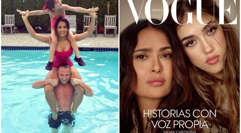 Așa mamă, așa fiică! Salma Hayek, apariție pe copertă alături de fiica ei. Valentina are 14 ani și vrea să devină actriță