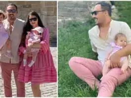 Ștefan Stan, mândru tată de fete! Imagine superbă cu artistul și Mira, junioara familiei de 4 luni: „fata mea” | Demamici.ro