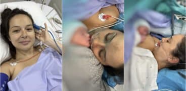 Vlăduța Lupău a născut! Fotografii emoționante cu fiului său, Iair, chiar din sala de operații | Demamici.ro