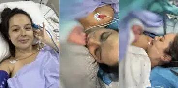 Vlăduța Lupău a născut! Fotografii emoționante cu fiului său, Iair, chiar din sala de operații | Demamici.ro