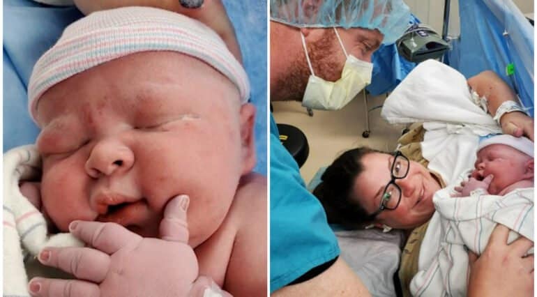 A născut un bebeluș de peste 6 kg după ce a trecut prin 19 pierderi de sarcină | Demamici.ro