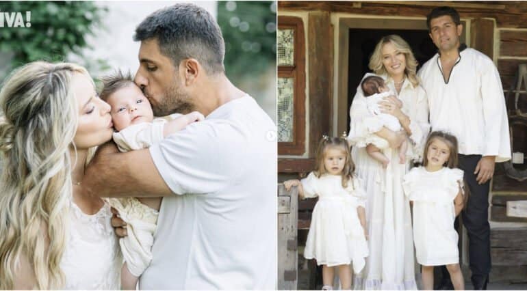 Laura Cosoi, primele fotografii cu chipul micuței Lara. Ședință foto alături de soț și cele trei fetițe | Demamici.ro