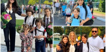 Prima zi de școală pentru copiii vedetelor. Piticii au avut emoții, dar mai emoționați au fost părinții lor | Demamici.ro