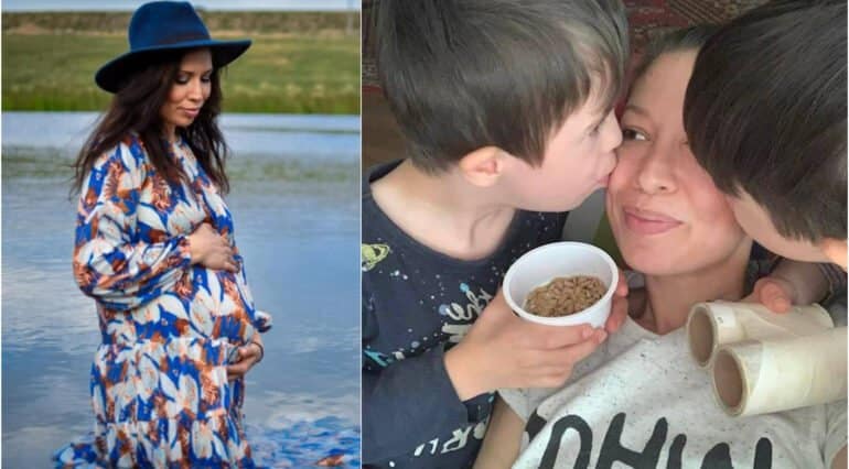Cristina Bălan, însărcinată în 6 luni cu o fetiță. Artista are și gemeni, născuți cu sindromul Down
