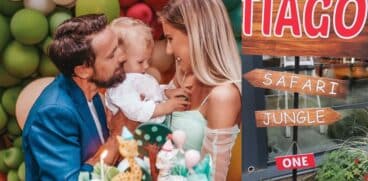 Luca Tiago, fiul lui Dani Oțil și al Gabrielei Prisăcariu, a împlinit un an. Ce a ales de pe tavă la tăierea  moțului | Demamici.ro