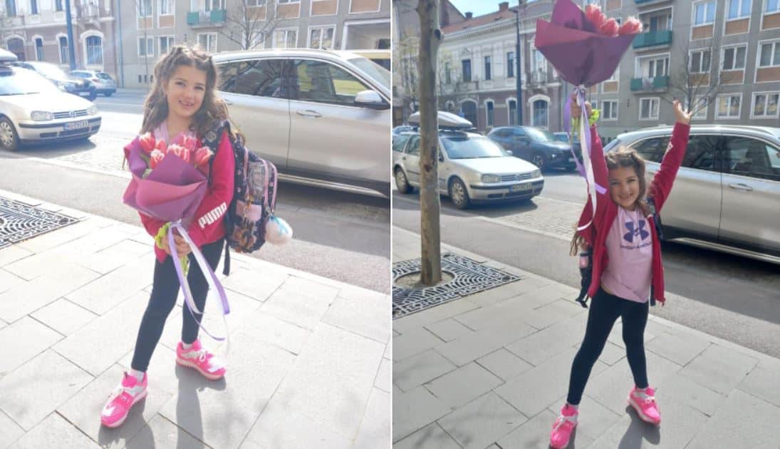 Alma, fetița geanială din Cluj. La vârsta de 7 ani reprezintă România în finala mondială a Olimpiadei de Limba Engleză de la Roma