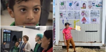 Darius, micul artist din Pata Rât. Trăiește lângă rampa de deșeuri a orașului, dar și-a deschis prima expoziție de artă | Demamici.ro