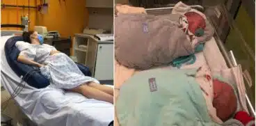 Ofelia a născut natural gemeni într-un spital din Belgia. La al doilea băiețel au apărut complicații. Nu respira: „Am crezut că se termină lumea!” | Demamici.ro