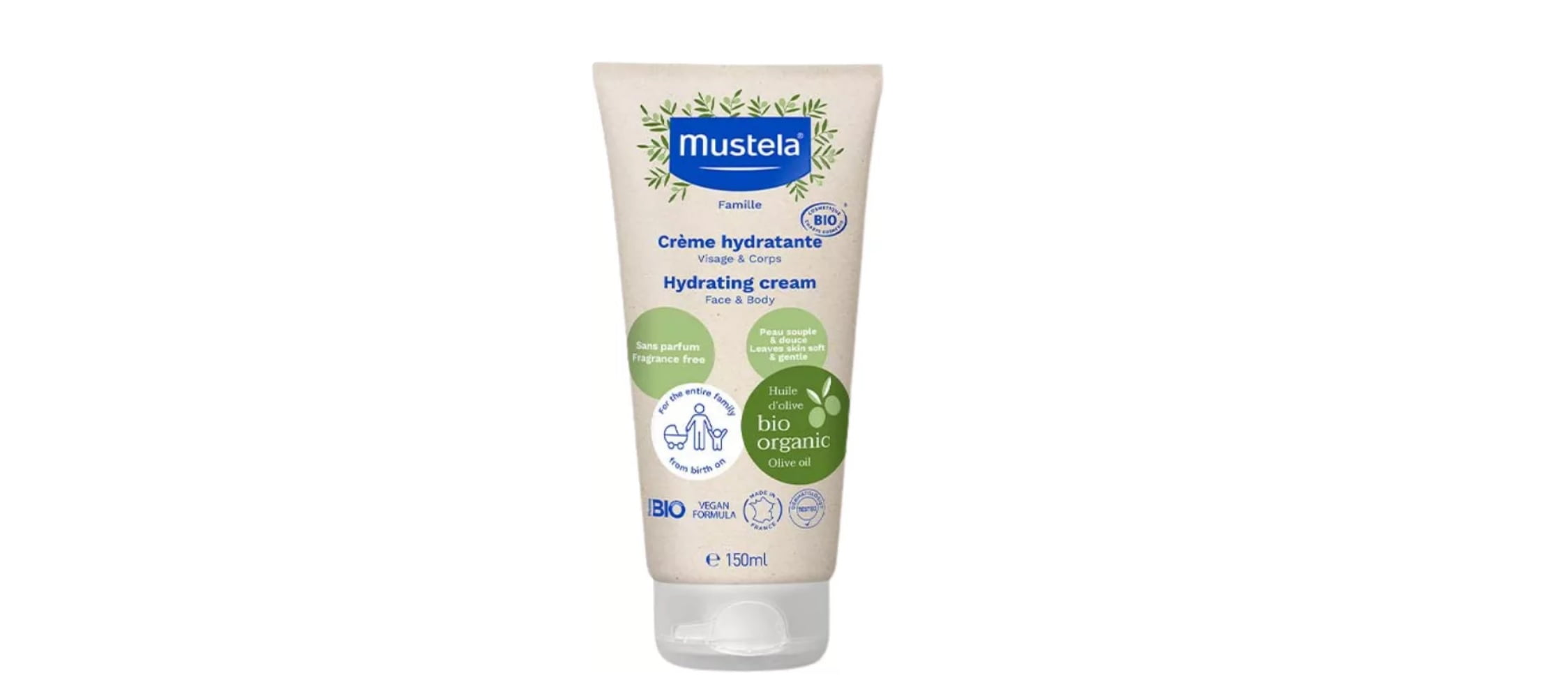 Crema hidratantă certificată BIO de la Mustela