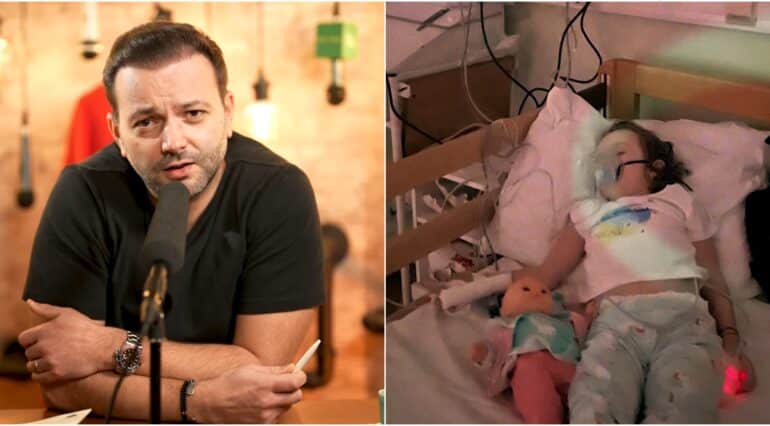 Fiica lui Mihai Morar, operată după ce a făcut pleurezie („apă la plămâni”): „Mi-au spus că dacă plămânul e necrozat îi voi scoate o parte din el” | Demamici.ro