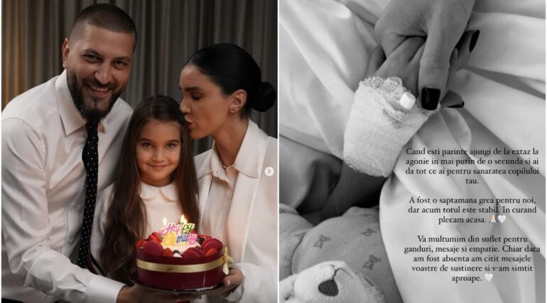 Fiica Adelinei Pestrițu, internată o săptămână în spital după ce-a făcut pneumonie: „Totul a început de la o tuse banală” | Demamici.ro