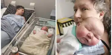 A născut la 40 de ani un bebeluș de 5,4 kg. Mama are o înălțime de 182 cm | Demamici.ro